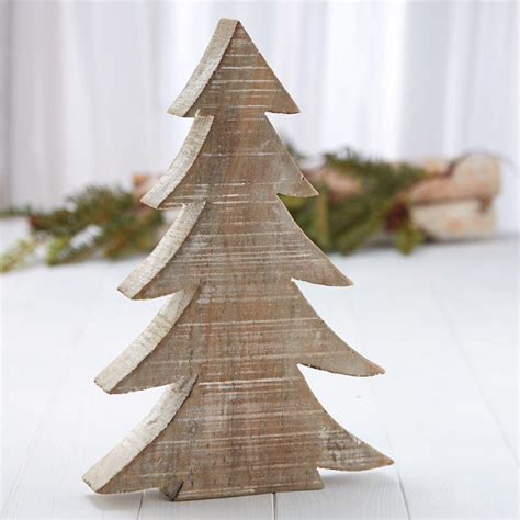 Wooden Tabletop Tree Christmas
